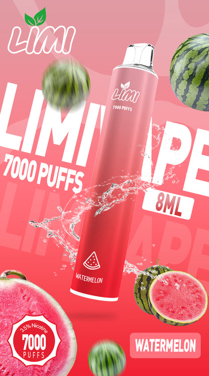台灣現貨-Limi7000口拋棄式/電子煙  煙油容量更高 口味更優化
